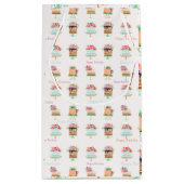 Gebärmutterhalskuchen Wasserfarbe Kleine Geschenkt Geschenktüte (Rückseite)