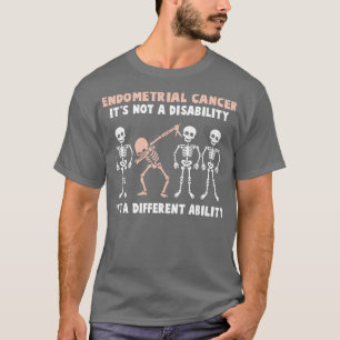 Gebärmutterkrebs-Bewusstsein Es ist keine Behinder T-Shirt