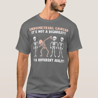 Gebärmutterkrebs-Bewusstsein Es ist keine Behinder T-Shirt