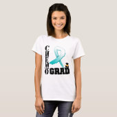 Gebärmutterkrebs Chemo Absolvent T-Shirt (Vorne ganz)