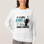 Gebärmutterkrebs des Überlebend-22 T-Shirt (Vorderseite)