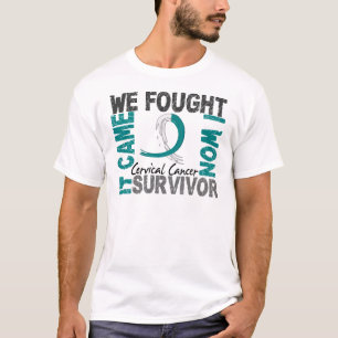 Gebärmutterkrebs des Überlebend-5 T-Shirt