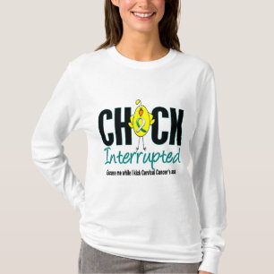 Gebärmutterkrebs-Küken unterbrochen T-Shirt