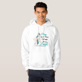 Gebärmutterkrebs-Mama des Engels-2 Hoodie (Vorne ganz)