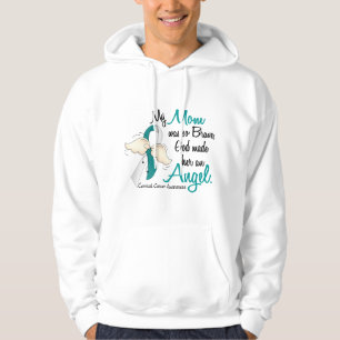 Gebärmutterkrebs-Mama des Engels-2 Hoodie