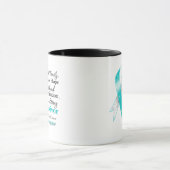 Gebärmutterkrebs-Stützstarker Überlebender Tasse (Zentrum)