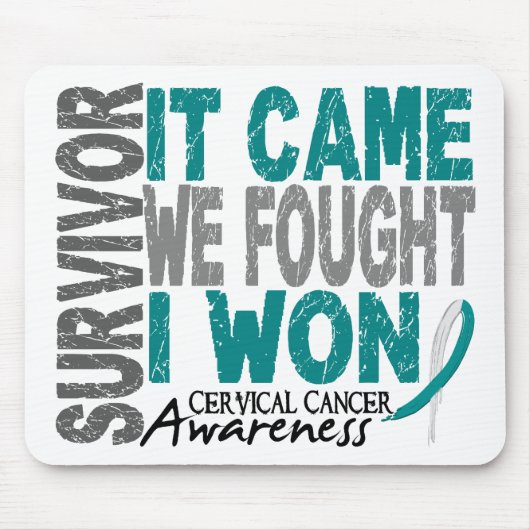 Gebärmutterkrebs-Überlebender, den es wir kam, Mousepad (Vorne)