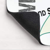 Gebärmutterkrebs-Überlebender Mousepad (Ecke)