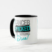 Gebärmutterkrebs wählte die falsche Diva aus Tasse (Vorderseite Links)