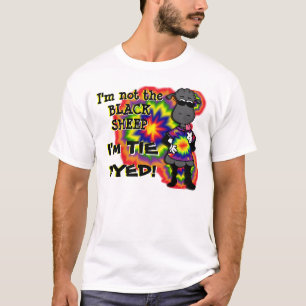 Gebatikte Schafe T-Shirt