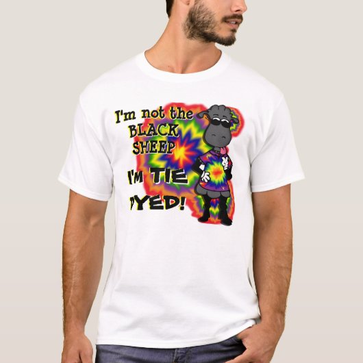 Gebatikte Schafe T-Shirt (Vorderseite)