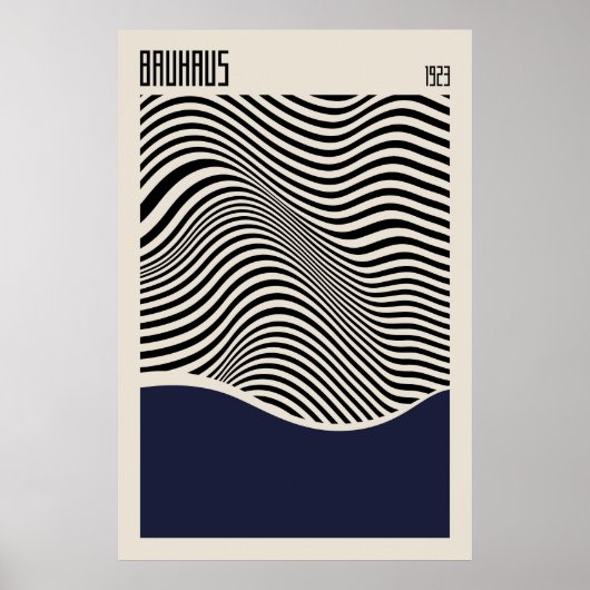 Gebäude 1923 | Retro Design Poster (Vorne)