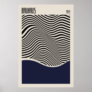 Gebäude 1923 Retro Design Poster
