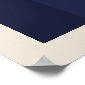 Gebäude 1923 | Retrodesign | Blue Shades Poster (Ecke)