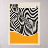 Gebäude 1923 | Retrodesign | Gelbes Poster (Vorne)