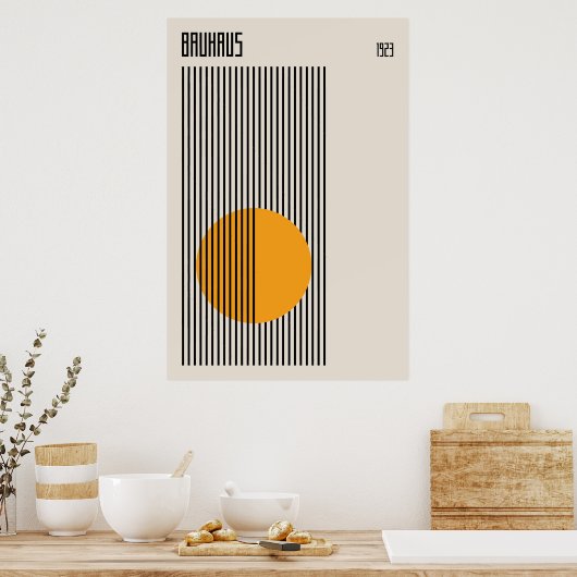 Gebäude 1923 | Retrodesign Poster (Küche)