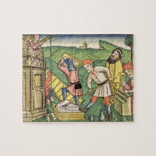 Gebäude 1-9 der Genese-11 der Turm von Babel, Von Puzzle