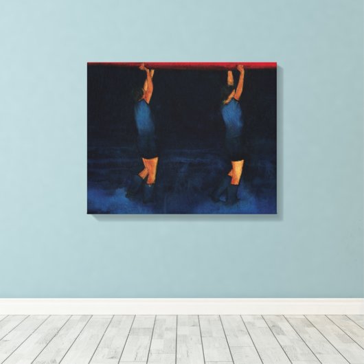 Gebäude 2010 leinwanddruck (Insitu (Holzboden))