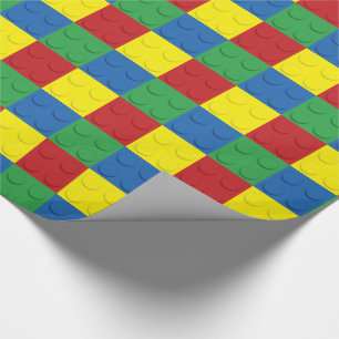 Gebäude 4 Farben Geschenkpapier