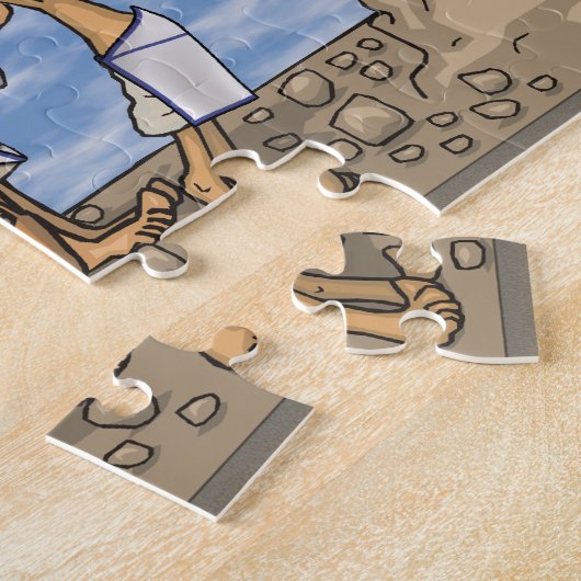 Gebäude A Pyramide Puzzle (Seite)