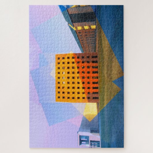 Gebäude Aldo Rossi in Modena, Italien Puzzle (Vertikal)