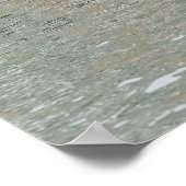 Gebäude am Meer in Venedig, Italien Poster (Ecke)