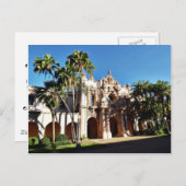 Gebäude am Prado in Balboa Park San Diego Postkarte (Vorne/Hinten)