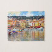 Gebäude an der Küste Marseille Frankreich Puzzle (Horizontal)