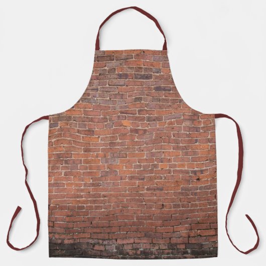 Gebäude an der Ziegelwand Schürze (Vorderseite)