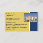 Gebäude AN Gebäude Baukran Visitenkarte (Vorderseite)