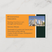 Gebäude AN Gebäude Baukran Visitenkarte (Vorderseite)