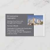 Gebäude AN Gebäude Baukran Visitenkarte (Vorderseite)