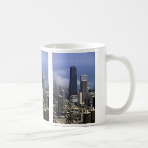 Gebäude, Ansicht von der Spitze von Sears Tower, Kaffeetasse