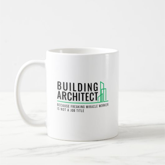 Gebäude Architect - Wunderarbeiter Kaffeetasse (Links)