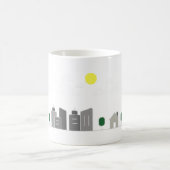 Gebäude-Architektur-Stadt Kaffeetasse (Mittel)