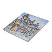 Gebäude auf der Rue Reaumur, Paris, Frankreich Fliese (Seite)