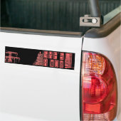 Gebäude auf Feuer/Synth Autoaufkleber (Auf Lkw)