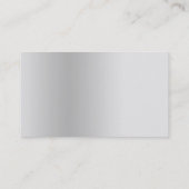 Gebäude aus Kupfer und Stahl mit Monogramm Visitenkarte (Rückseite)