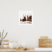 Gebäude aus Toronto Poster (Küche)