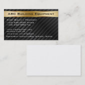 Gebäude-Ausrüstungs-Geschäfts-Karten Visitenkarte (Vorne/Hinten)