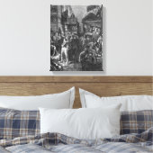 Gebäude Avenue de l'Opera Leinwanddruck (Insitu (Schlafzimmer))