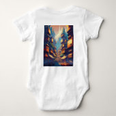 Gebäude Baby Strampler (Rückseite)