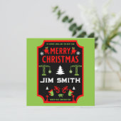 Gebäude Bau Weihnachten (Stehend Vorderseite)