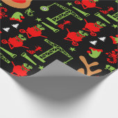 Gebäude Bau Weihnachten Geschenkpapier (Ecke)