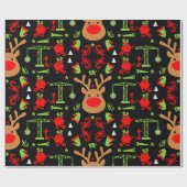Gebäude Bau Weihnachten Geschenkpapier (Flach)