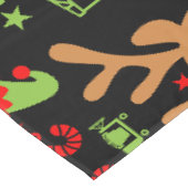 Gebäude Bau Weihnachten Tischdecke (Schrägansicht)