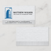 Gebäude-Baustelle | Brick Wood Visitenkarte (Vorne/Hinten)