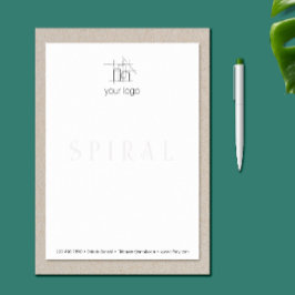 Gebäude Bauunternehmer Moderne Minimalistische Briefbogen