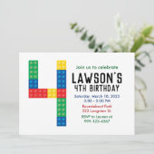 Gebäude Block-Party Einladung für das 4. Party (Stehend Vorderseite)