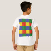 Gebäude-Block-und Ziegelstein-T - Shirt (Schwarz voll)